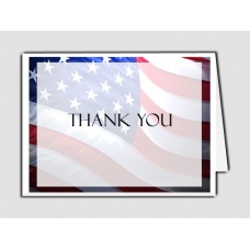 Patriotic (US) Thank You Card Template