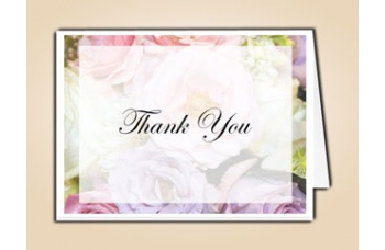 Pastel Memories Thank You Card Template