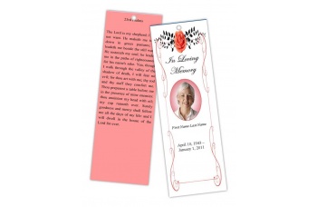 vintage_rose_red_bookmark_template