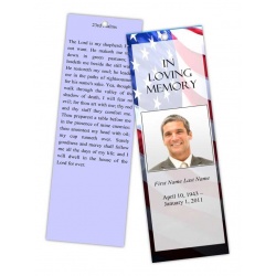 Patriotic (US) Bookmark Template