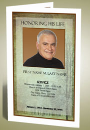 Funeral Program Designs