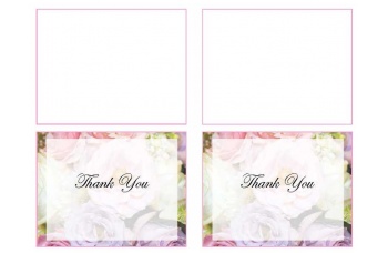 Pastel Memories Thank You Card Template