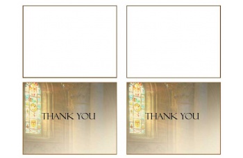 Shine Brightly Thank You Card Template
