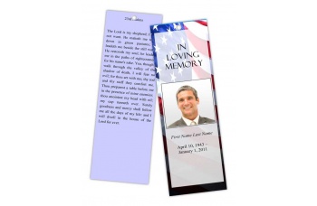 Patriotic (US) Bookmark Template