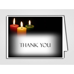 Glowing Memories Thank You Card Template