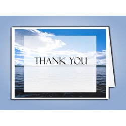 Wade in Water Thank You Card Template