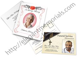 Funeral Invitations Templates Wording Elegant Memorials