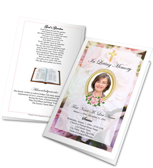 Funeral Program Clipart