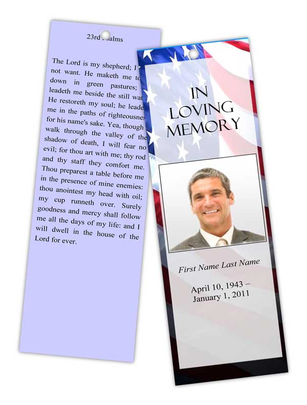 patriotic bookmark template