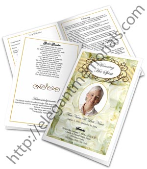 funeral booklets