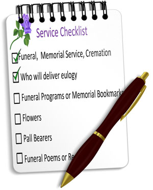 How to Plan a Funeral/Memorial Service