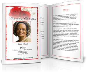 funeral program example