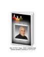 glowing memories funeral card